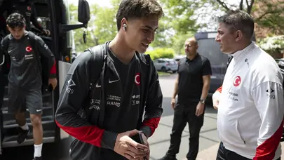 A Milli Futbol Takımı, ABD maçını oynayacağı Hartford'a geldi