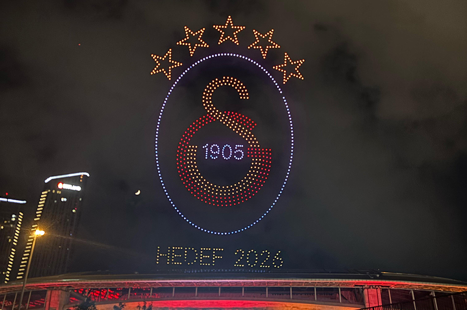 Galatasaray'dan drone şov