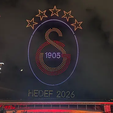 Galatasaray'dan drone şov