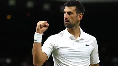 Djokovic, Wimbledon'da çeyrek finale yükseldi