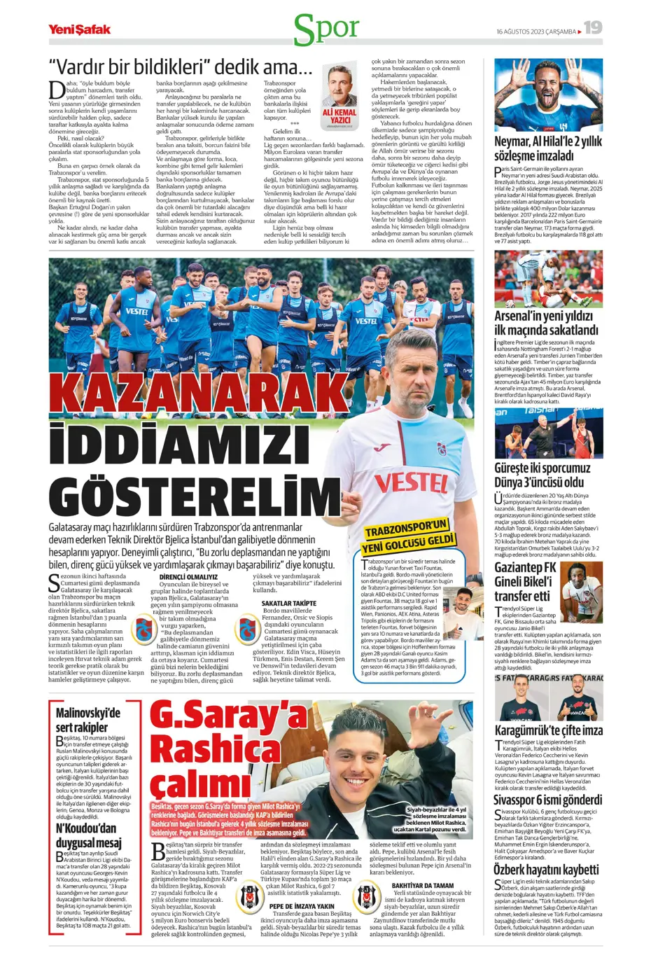 "Devler Ligi'ne kaldı 1 adım" | Sporun Manşetleri - 40