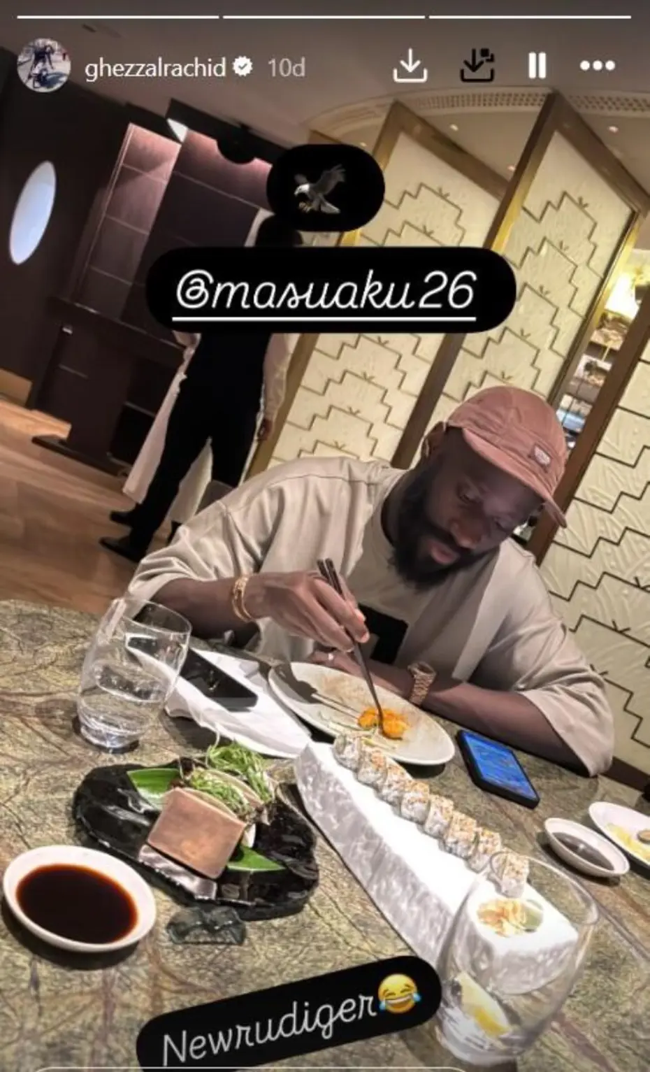 Rachid Ghezzal'dan Arthur Masuaku paylaşımı - 3 Rachid Ghezzal'dan Arthur Masuaku paylaşımı - 3