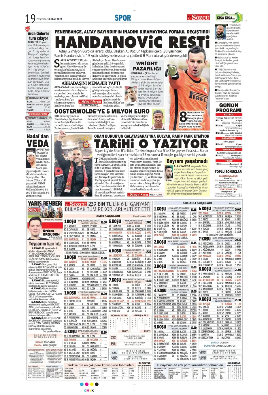 Sporun Manşetleri (19 Ocak 2023) - 30