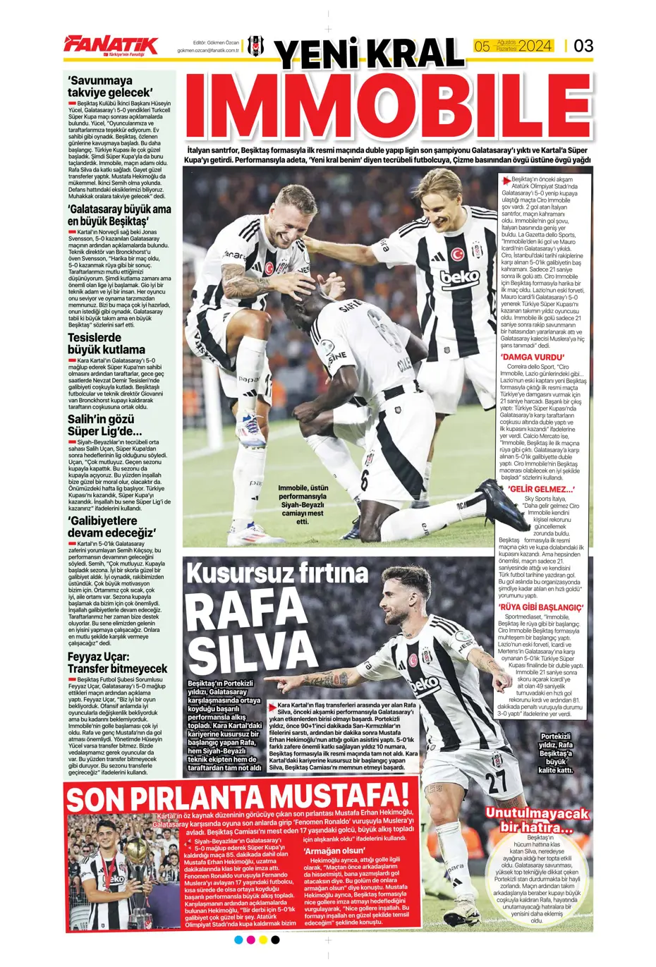 "Galatasaray'da sıradaki transfer Szmodics" | Sporun manşetleri - 4 "Galatasaray'da sıradaki transfer Szmodics" | Sporun manşetleri - 4