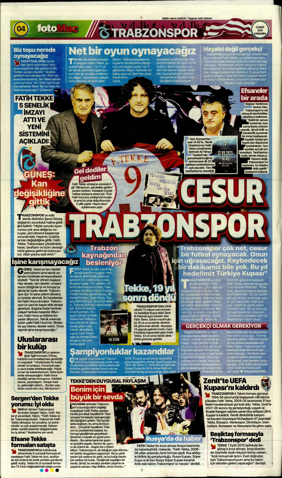 "Mourinho'nun Rangers stratejisi" | Sporun manşetleri - 9