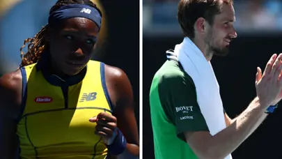 Avustralya Açık'ta Daniil Medvedev ve Coco Gauff turladı