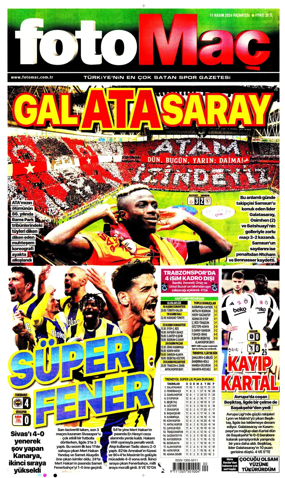 "Fenerbahçe'den Talisca ve Dybala bombası" | Sporun manşetleri - 9 "Fenerbahçe'den Talisca ve Dybala bombası" | Sporun manşetleri - 9