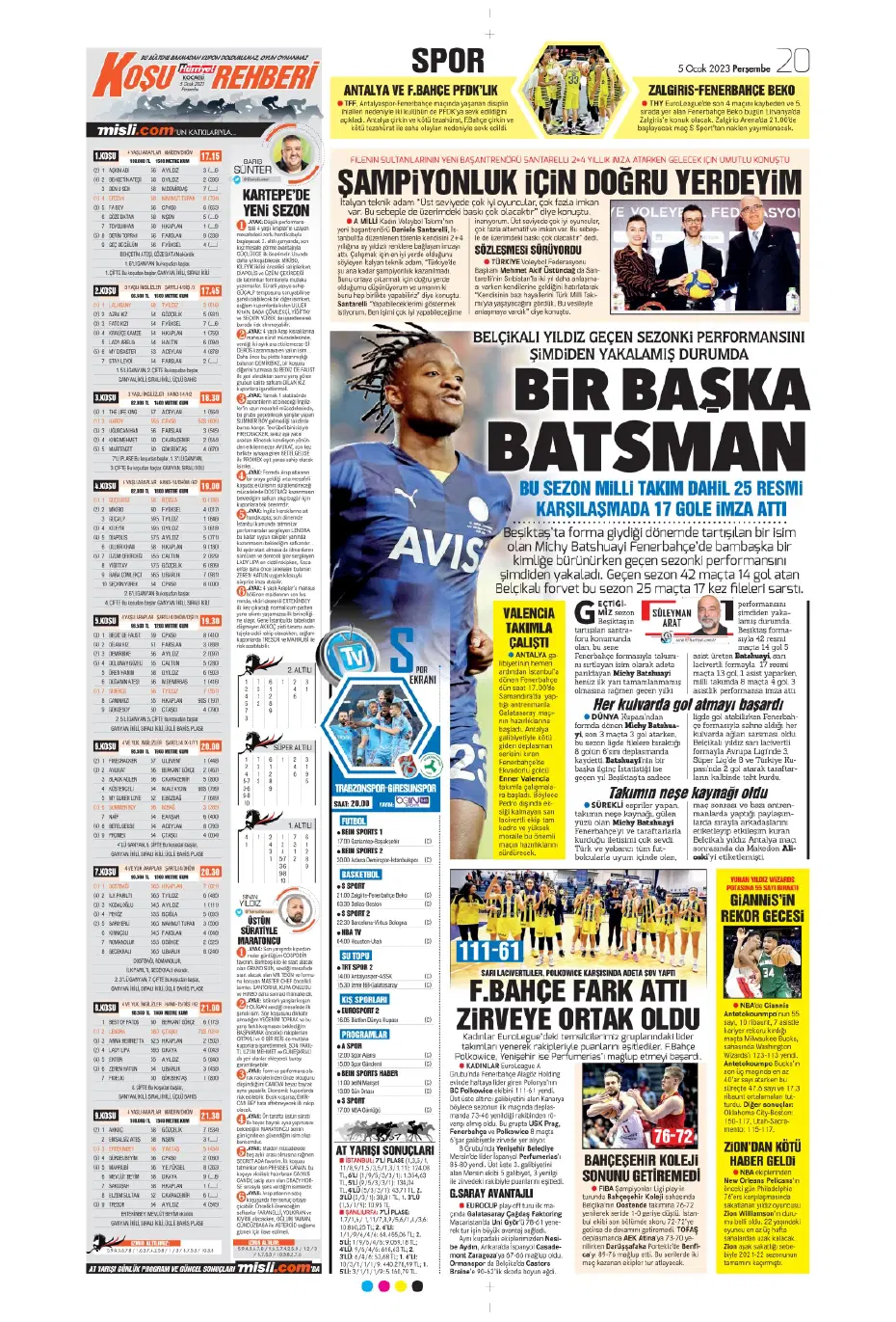 Sporun Manşetleri (5 Ocak 2023) - 14