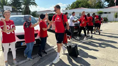 Samsunspor'da 5 yeni transfer de Galatasaray maçı kafilesinde