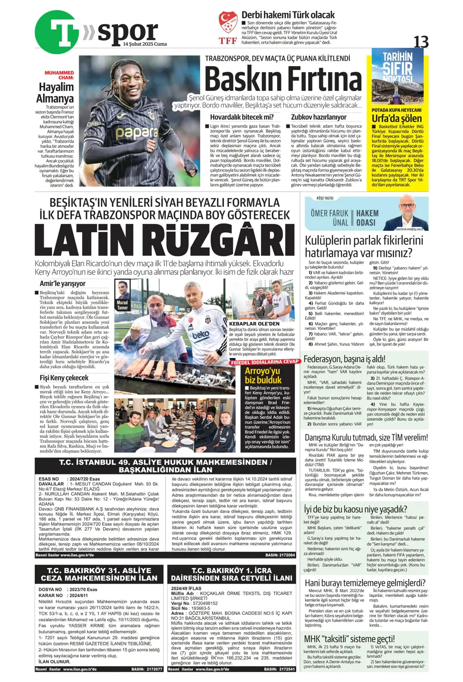 "Galatasaray'ın Avrupa AZabı" | Sporun manşetleri - 34 "Galatasaray'ın Avrupa AZabı" | Sporun manşetleri - 34