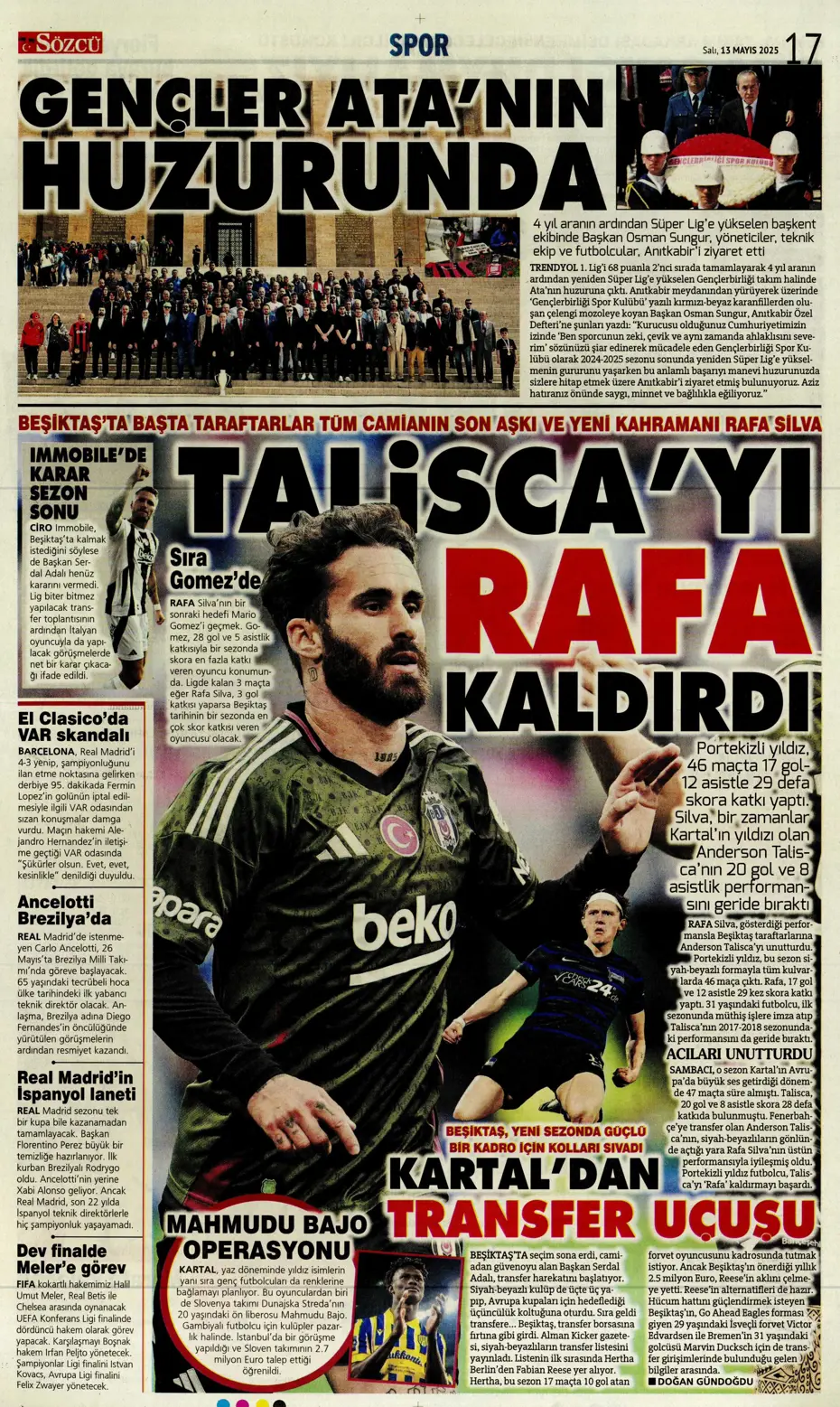 "Galatasaray, Osimhen için Napoli ile anlaştı" | Sporun manşetleri - 29