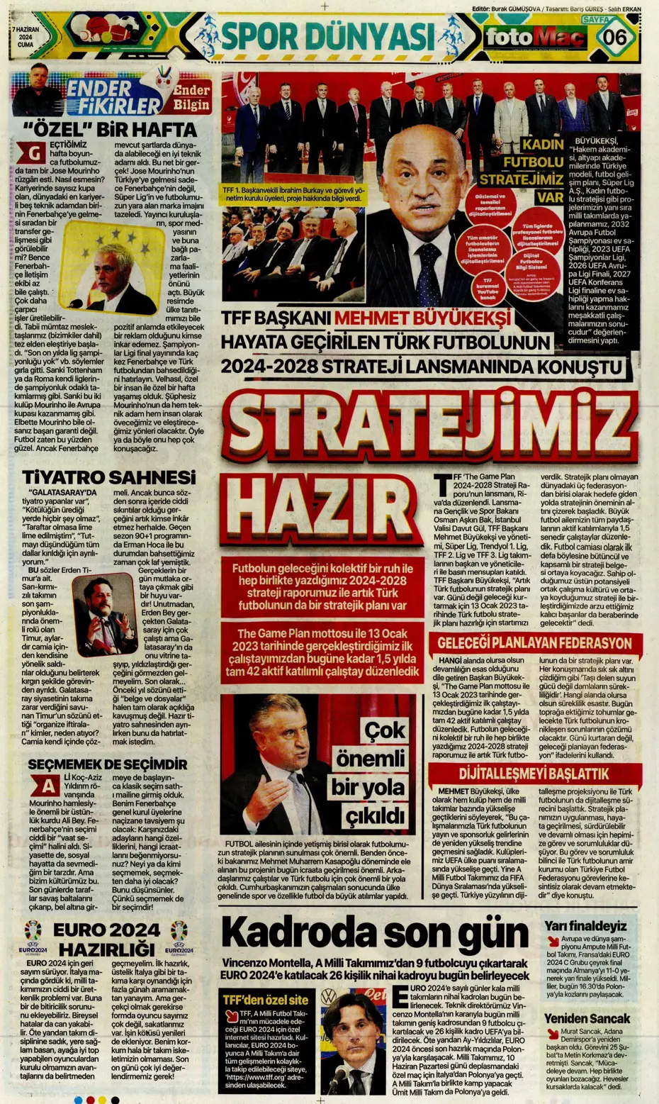 "Fener'e 'Uçan Koreli'" | Sporun manşetleri (7 Haziran 2024) - 13 "Fener'e 'Uçan Koreli'" | Sporun manşetleri (7 Haziran 2024) - 13