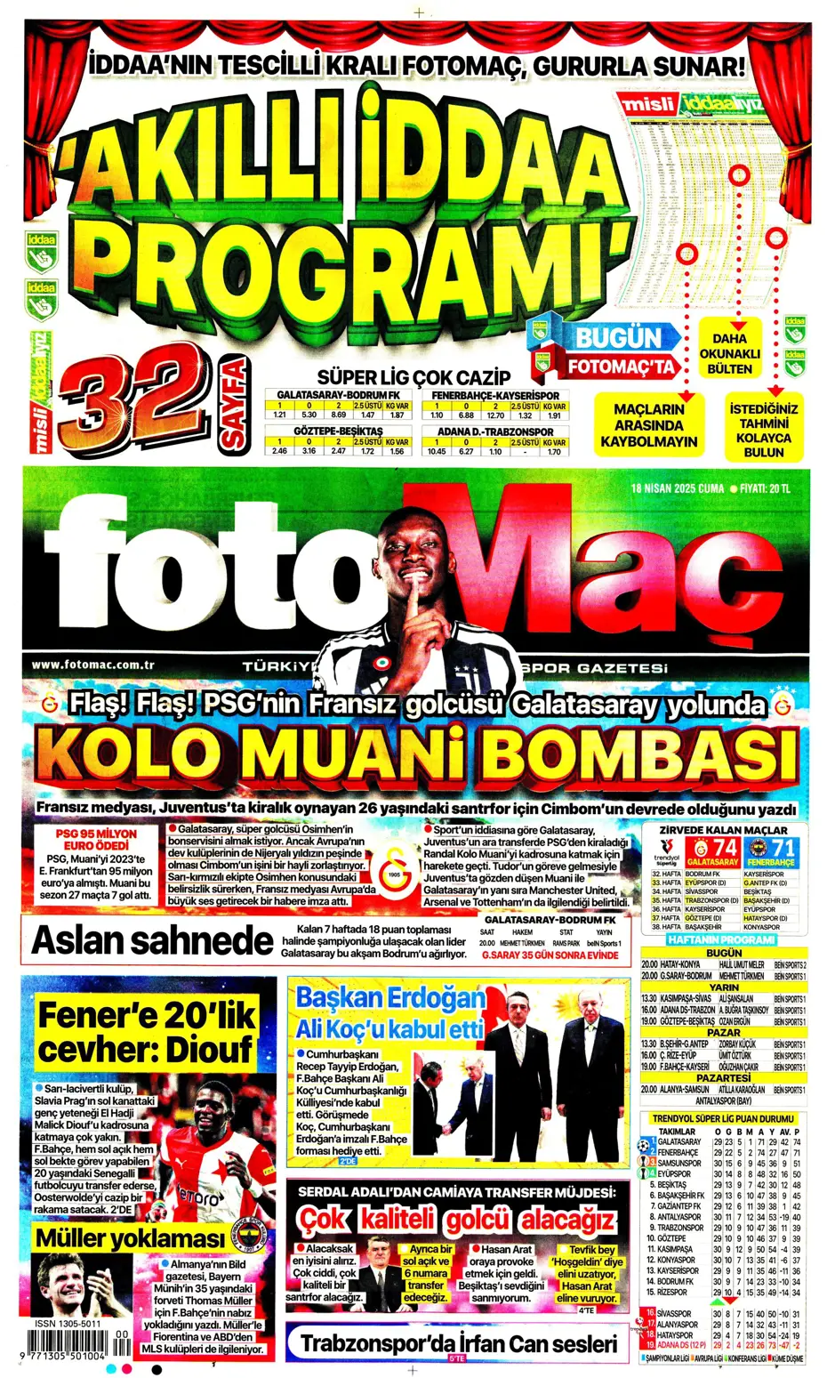 "Fenerbahçe'de sol artık Diouf'un" | Sporun manşetleri - 10