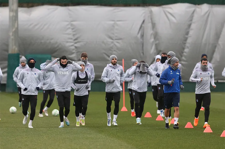 Trabzonspor, Basel maçı hazırlıklarını tamamladı - 5