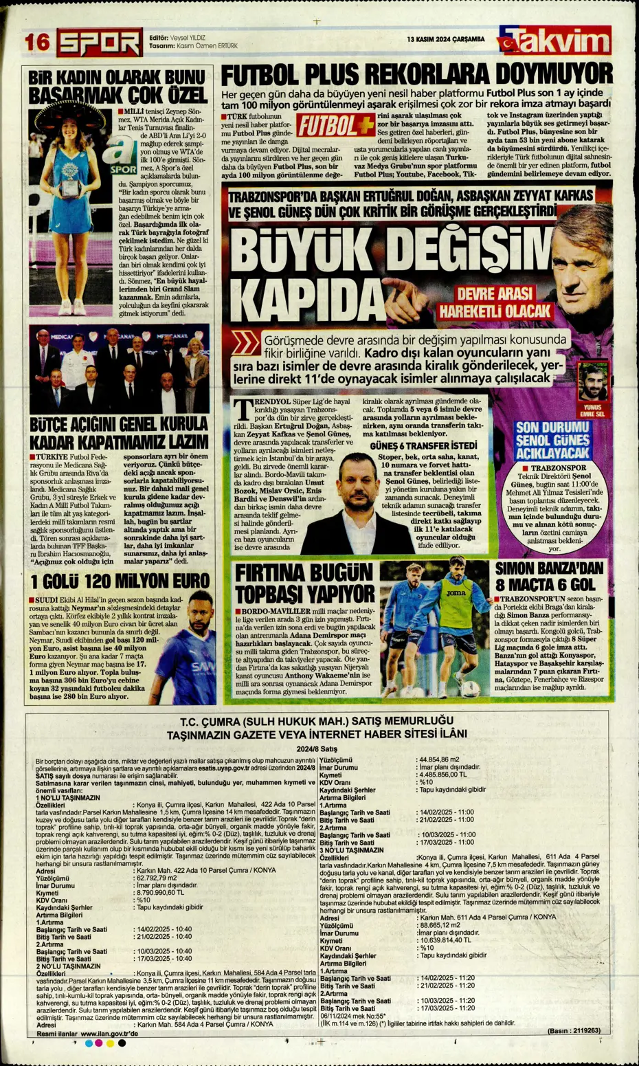 "Mario Branco'dan Fenerbahçe'ye 3 yıldız" | Sporun manşetleri - 21