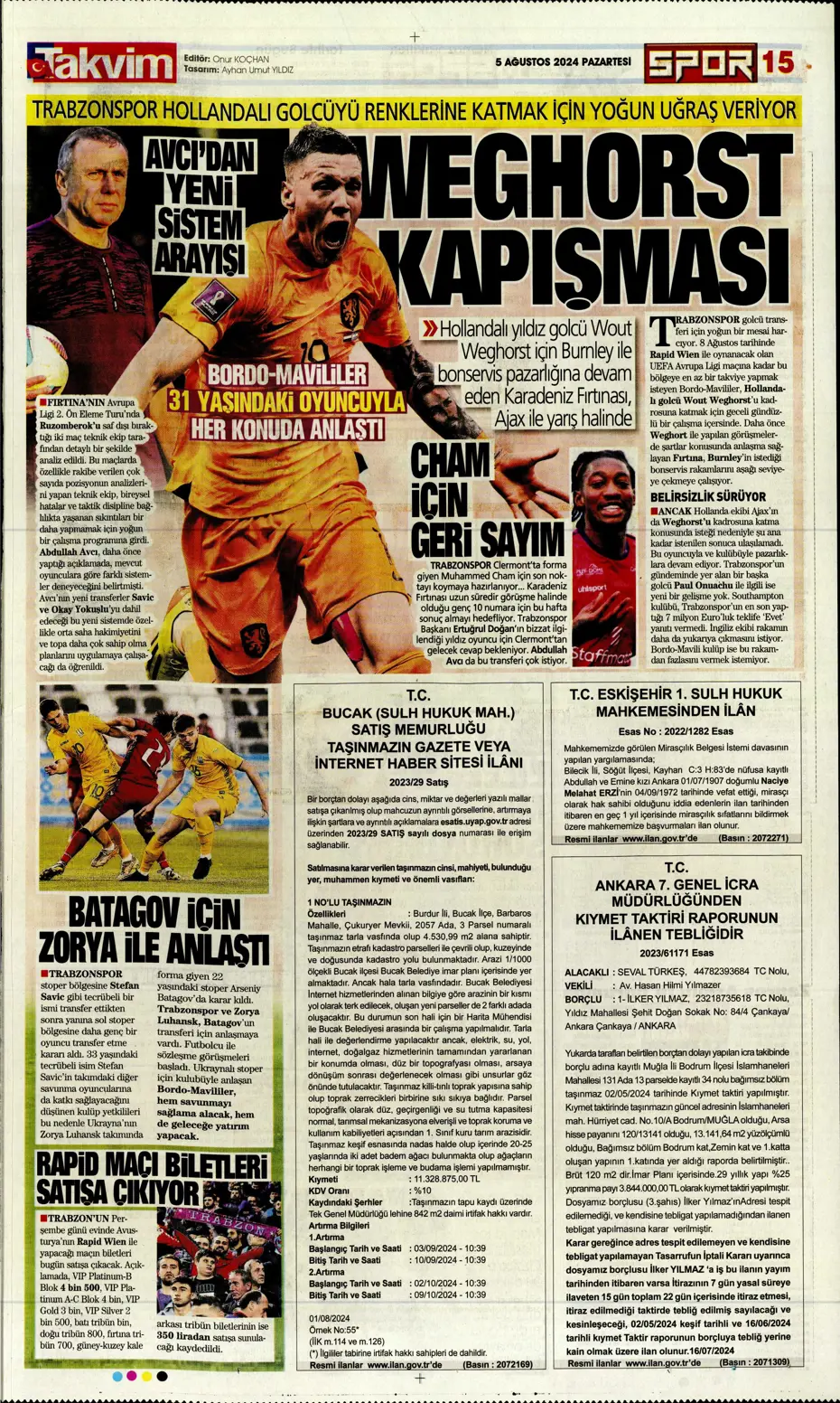 "Galatasaray'da sıradaki transfer Szmodics" | Sporun manşetleri - 33 "Galatasaray'da sıradaki transfer Szmodics" | Sporun manşetleri - 33