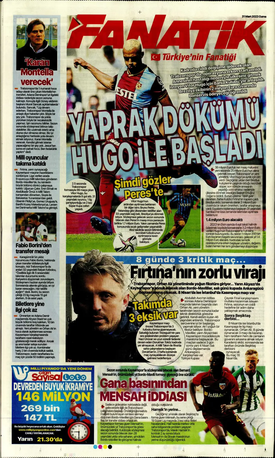 "Dev maçın 11'leri hazır" | Sporun Manşetleri - 9 "Dev maçın 11'leri hazır" | Sporun Manşetleri - 9