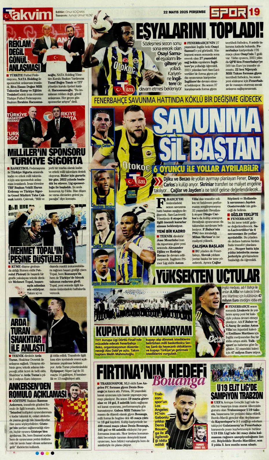 "Aslan Cherki'ye gidiyor" | Sporun manşetleri - 27