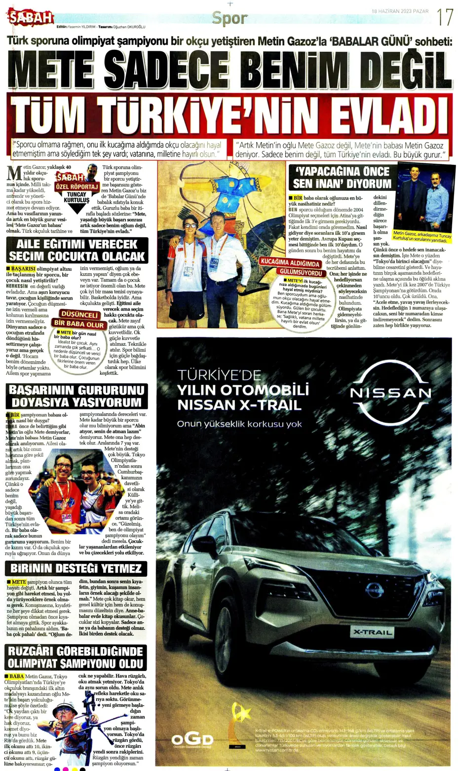 "Dzeko bavulları topluyor" Sporun manşetleri (18 Haziran 2023) - 20