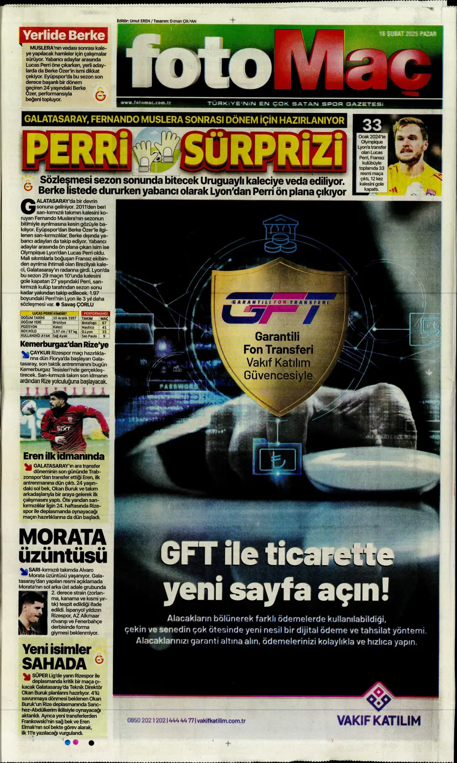 "Fırtınanın rengi siyah-beyaz" | Sporun manşetleri - 12