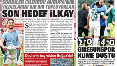 "Son hedef İlkay" | Sporun manşetleri (8 Haziran 2023)