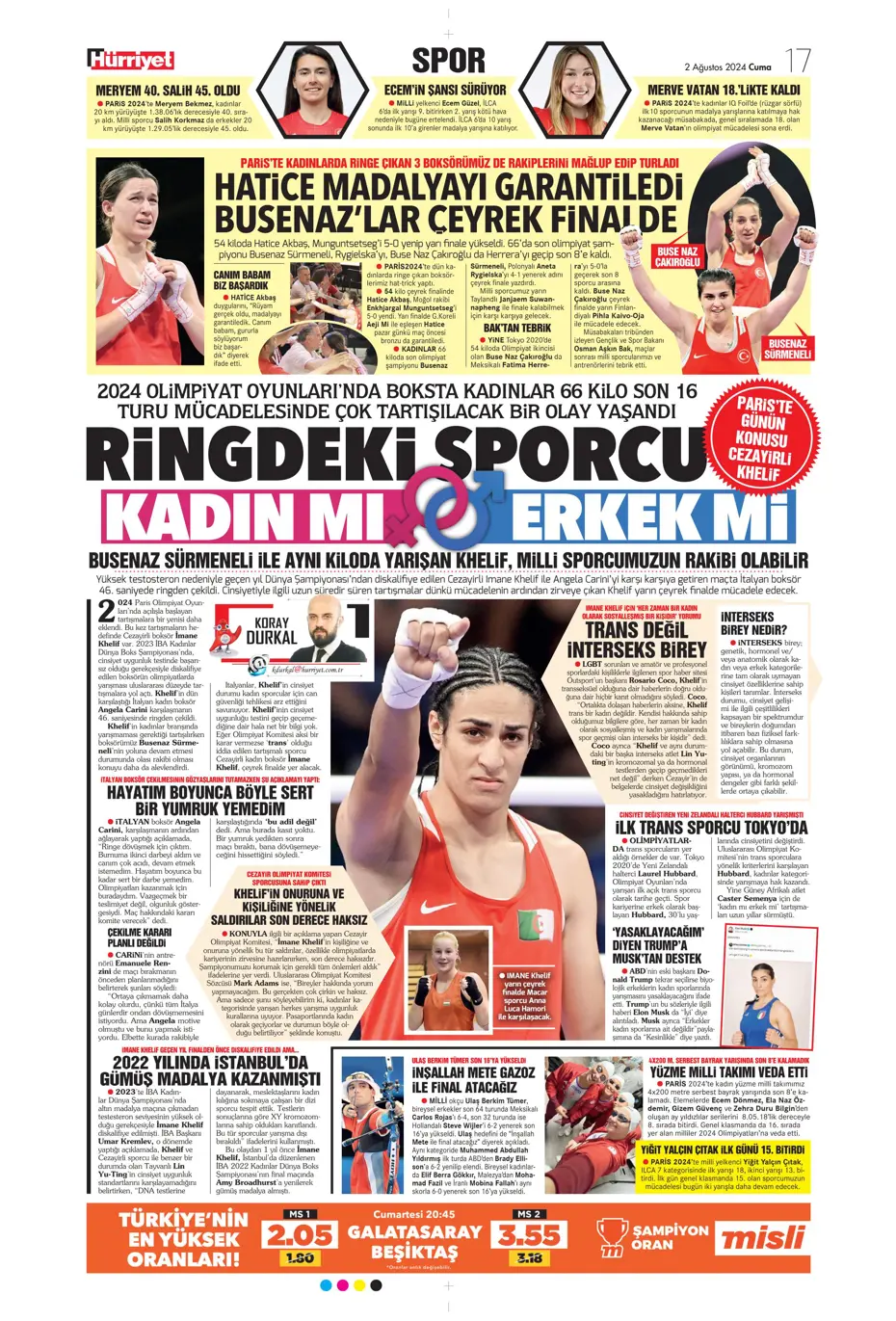 "Amrabat adım adım Kadıköy'e" | Sporun manşetleri - 17