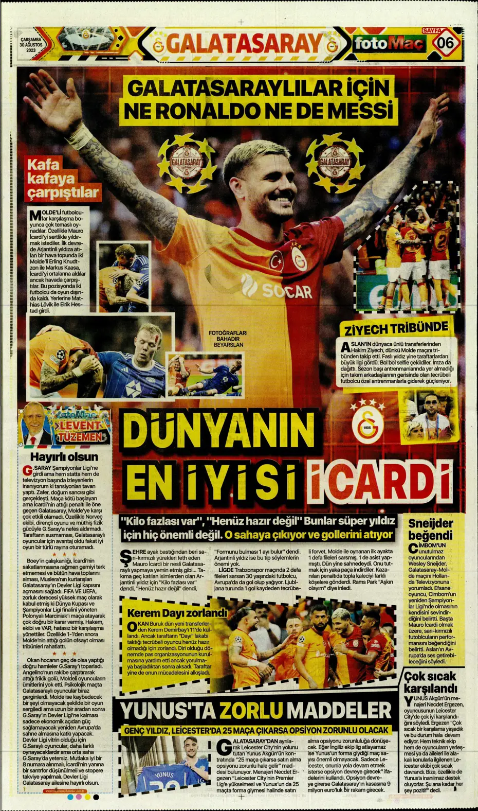 "Avrupa Avrupa duy sesimizi" | Sporun manşetleri (30 Ağustos 2023) - 17 "Avrupa Avrupa duy sesimizi" | Sporun manşetleri (30 Ağustos 2023) - 17