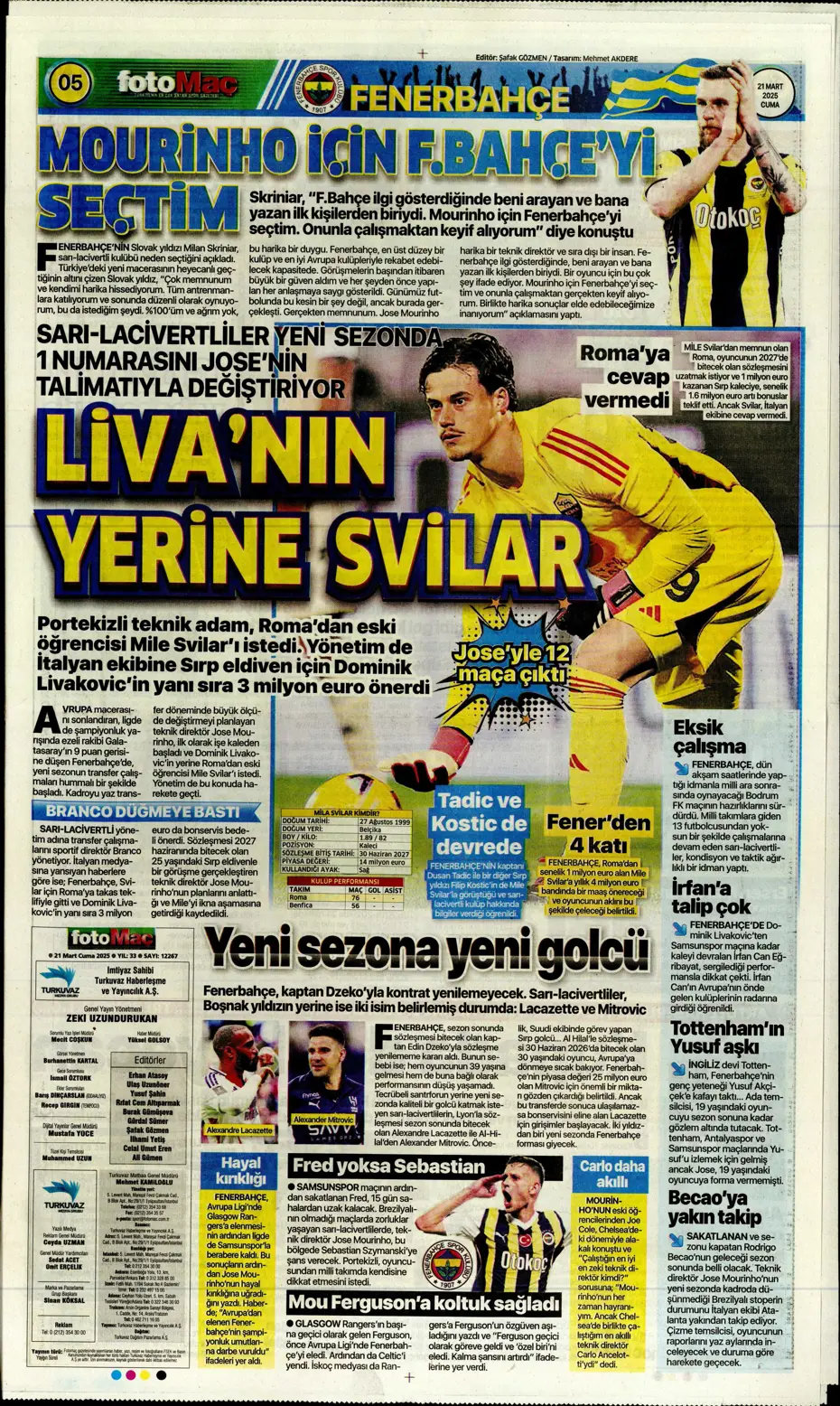 "A sınıfı zafer" | Sporun manşetleri - 10 "A sınıfı zafer" | Sporun manşetleri - 10