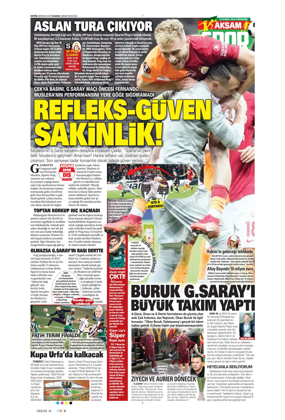 "Fenerbahçe Alex'in peşinde" | Sporun manşetleri (22 Şubat 2024) - 2 "Fenerbahçe Alex'in peşinde" | Sporun manşetleri (22 Şubat 2024) - 2