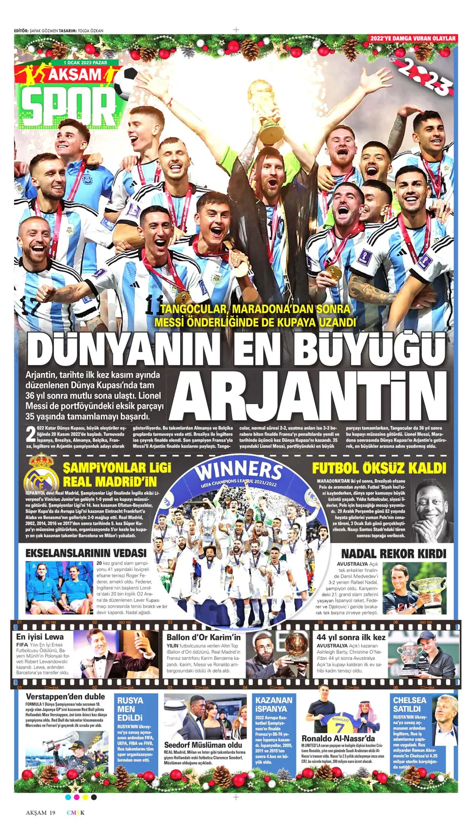 Sporun Manşetleri (1 Ocak 2023) - 2