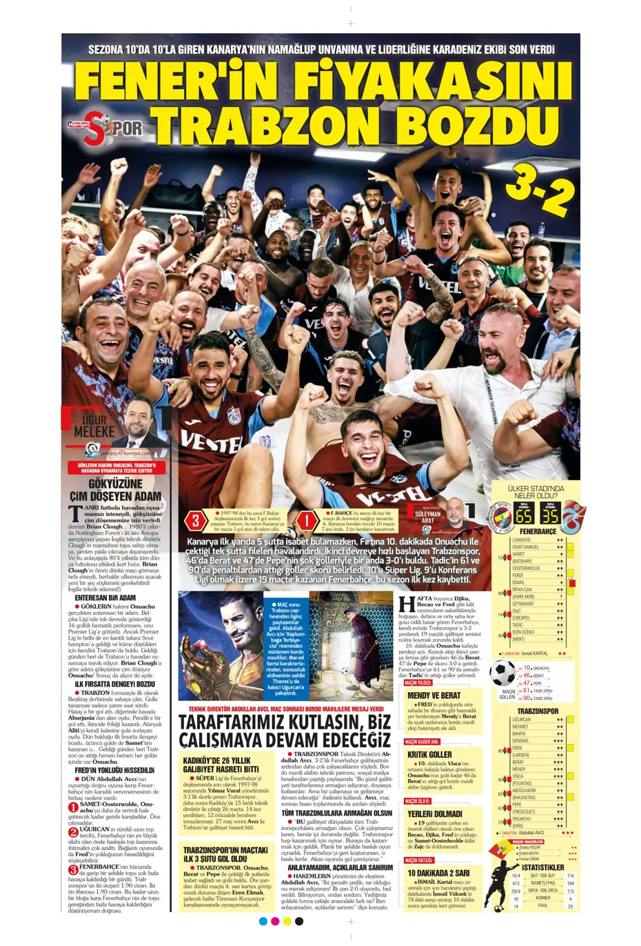 "Kadıköy'de tarihi fırtına" | Sporun manşetleri (5 Kasım 2023) - 23