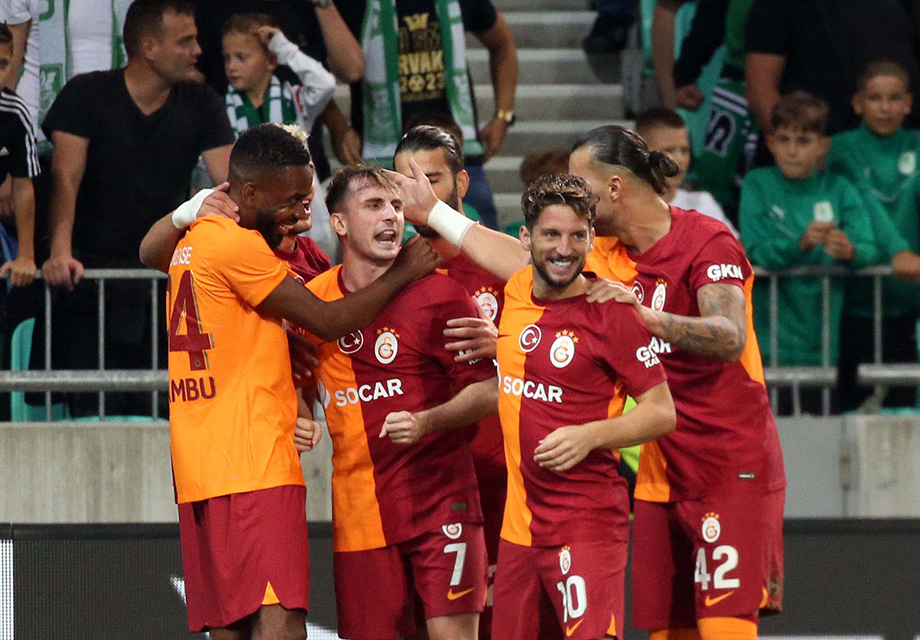Olimpija Ljubljana 0-3 Galatasaray (Maç Özeti, Goller)