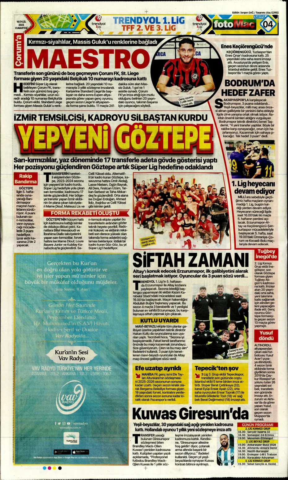 "Süper Lig'de transfer rekoru" | Sporun Manşetleri - 10