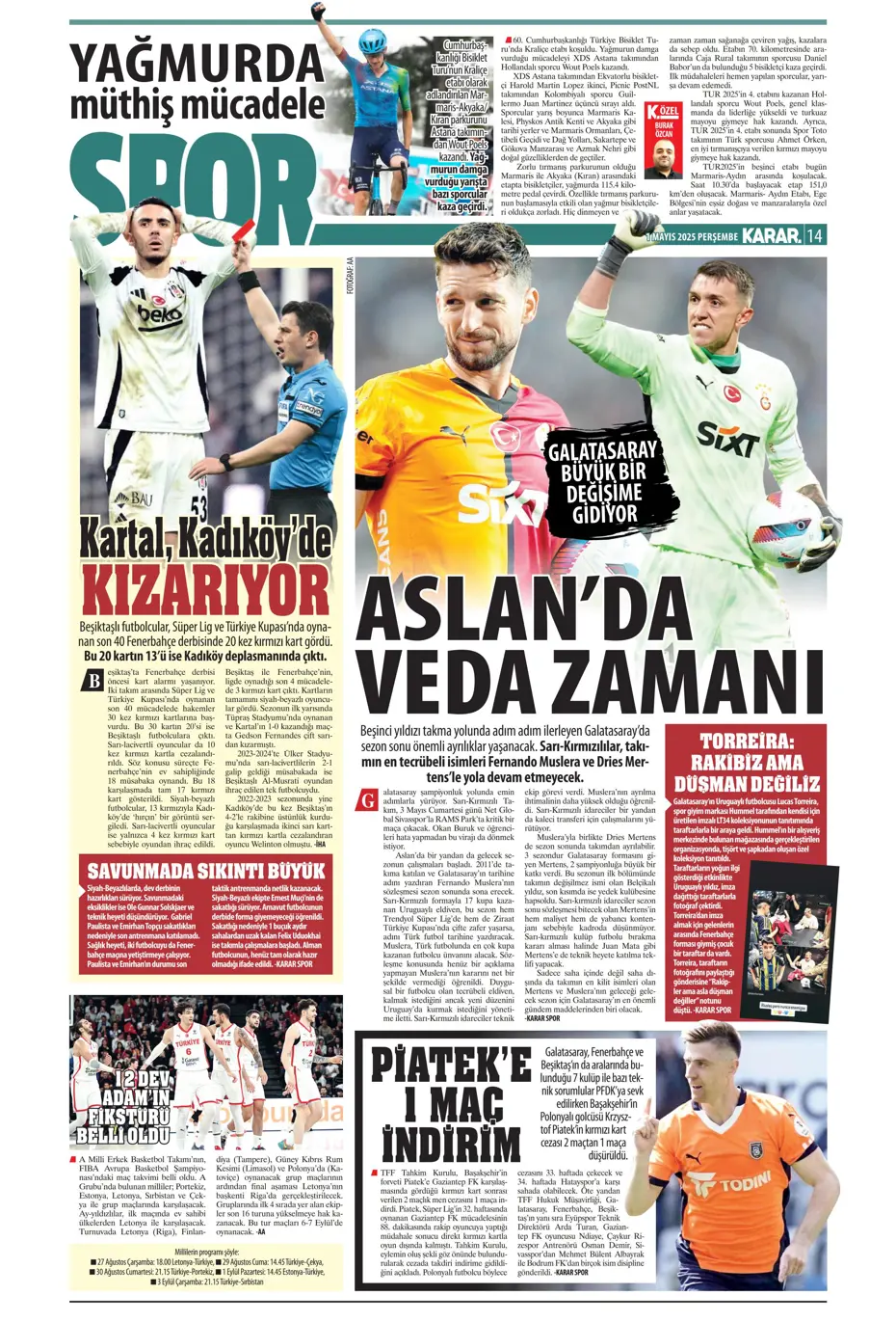 "Aslan'ın Sane planı" | Sporun manşetleri - 26