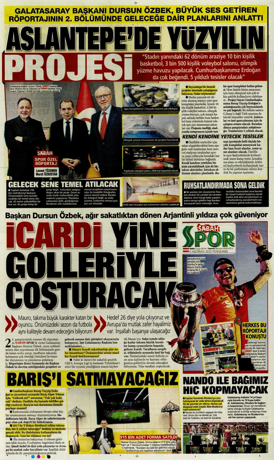 "Fenerbahçe'den Boniface bombası" | Sporun manşetleri (5 Haziran 2025) - 28