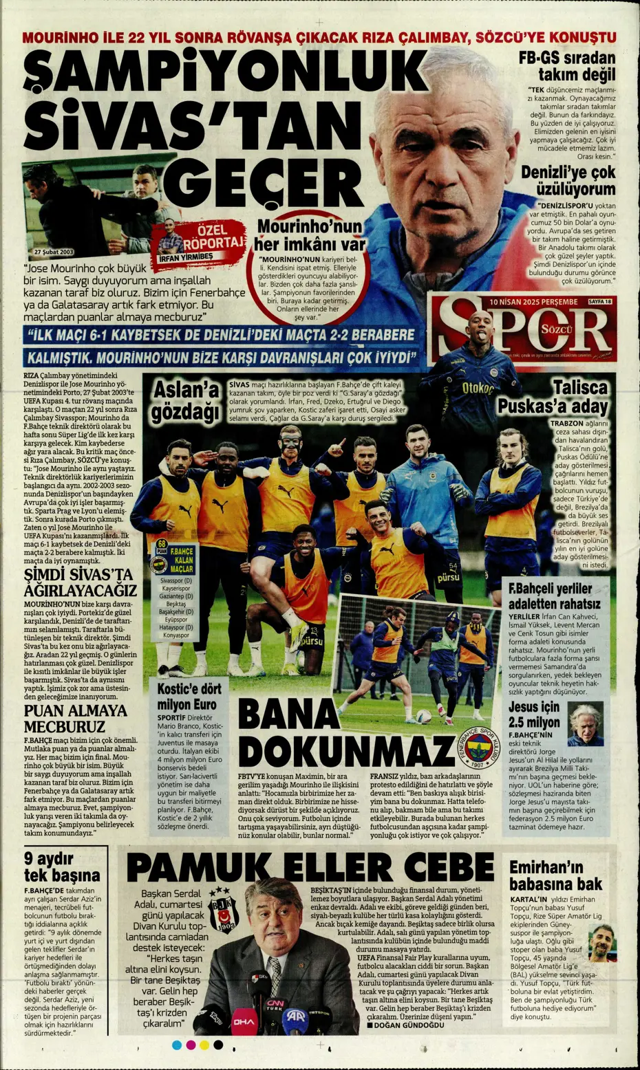 "Fenerbahçe'nin yeni lideri: Thomas Müller" | Sporun manşetleri - 27