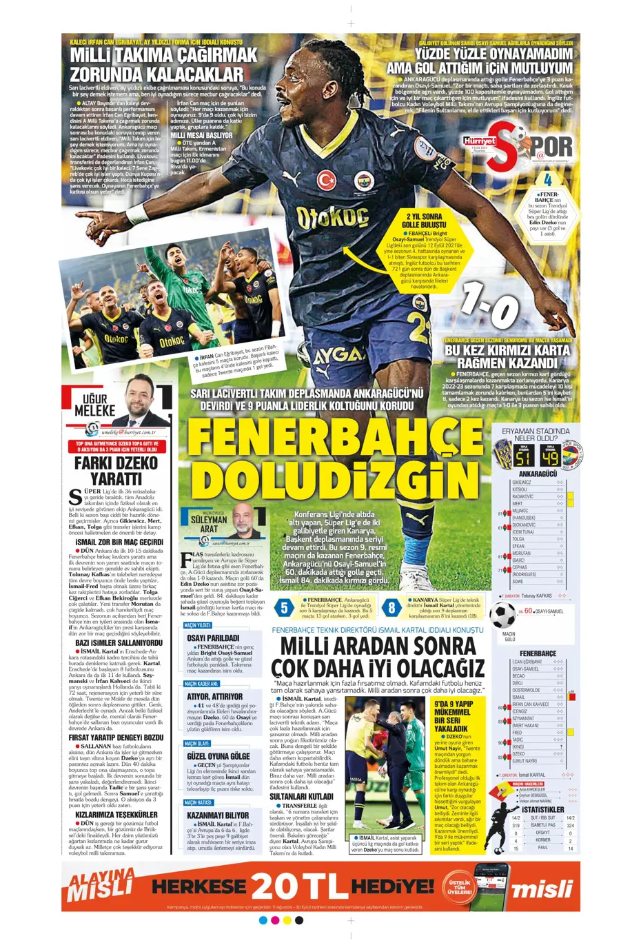 "100'ümüzün akı Türk kadını" | Sporun manşetleri (4 Eylül 2023) - 17