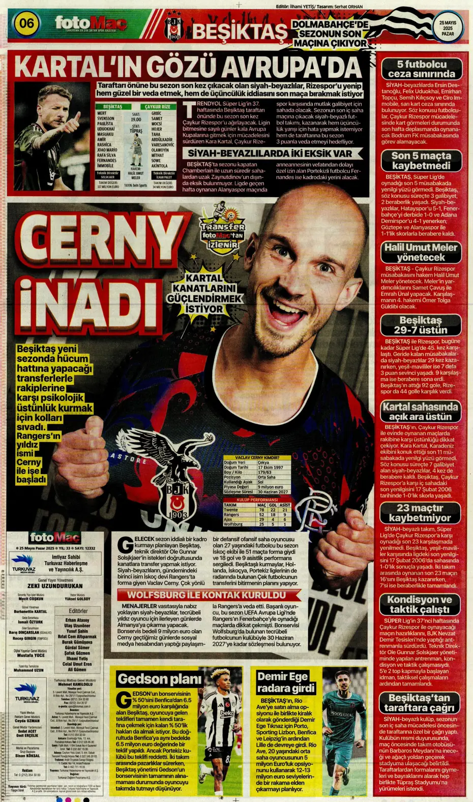 "Kap kupayı, tak yıldızı" | Sporun manşetleri - 14