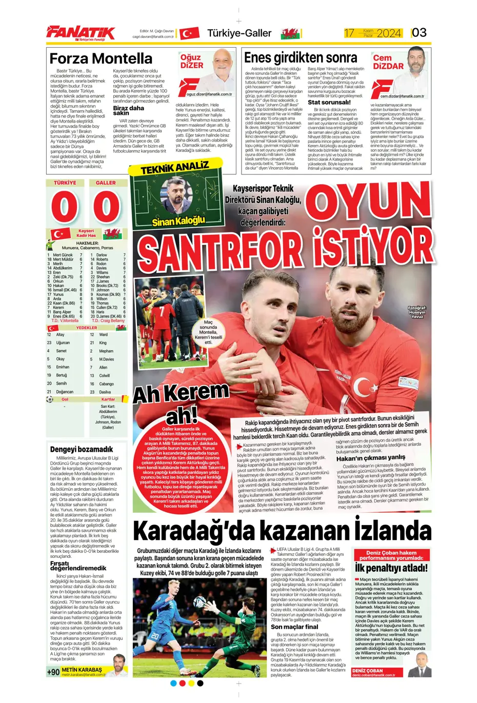 "Fenerbahçe'nin ocak ayı çilekleri" | Sporun manşetleri - 6