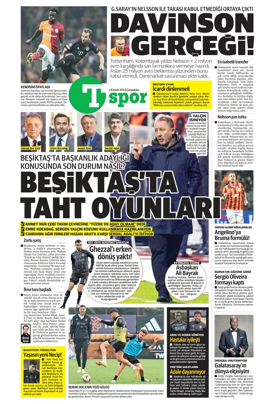 "Krunic Fenerbahçe'ye kaldı" | Sporun manşetleri (1 Kasım 2023) - 37