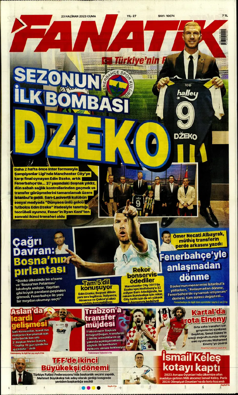 "Cüneyt Çakır ve Abdullah Avcı geliyor" | Sporun manşetleri (23 Haziran 2023) - 3