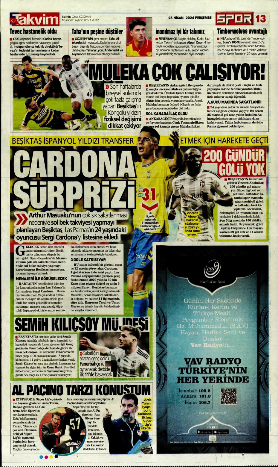 "Yeni sezona yeni Fenerbahçe" | Sporun manşetleri - 32