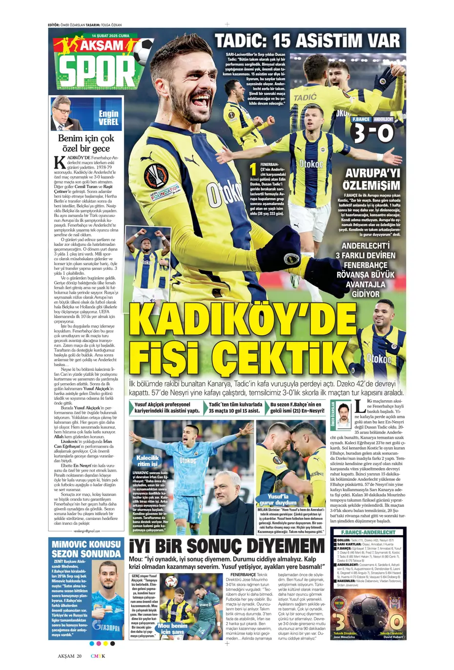 "Galatasaray'ın Avrupa AZabı" | Sporun manşetleri - 5 "Galatasaray'ın Avrupa AZabı" | Sporun manşetleri - 5