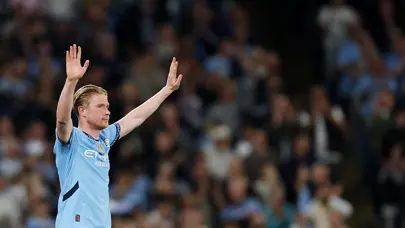 Kevin de Bruyne, Manchester City taraftarlarına veda etti