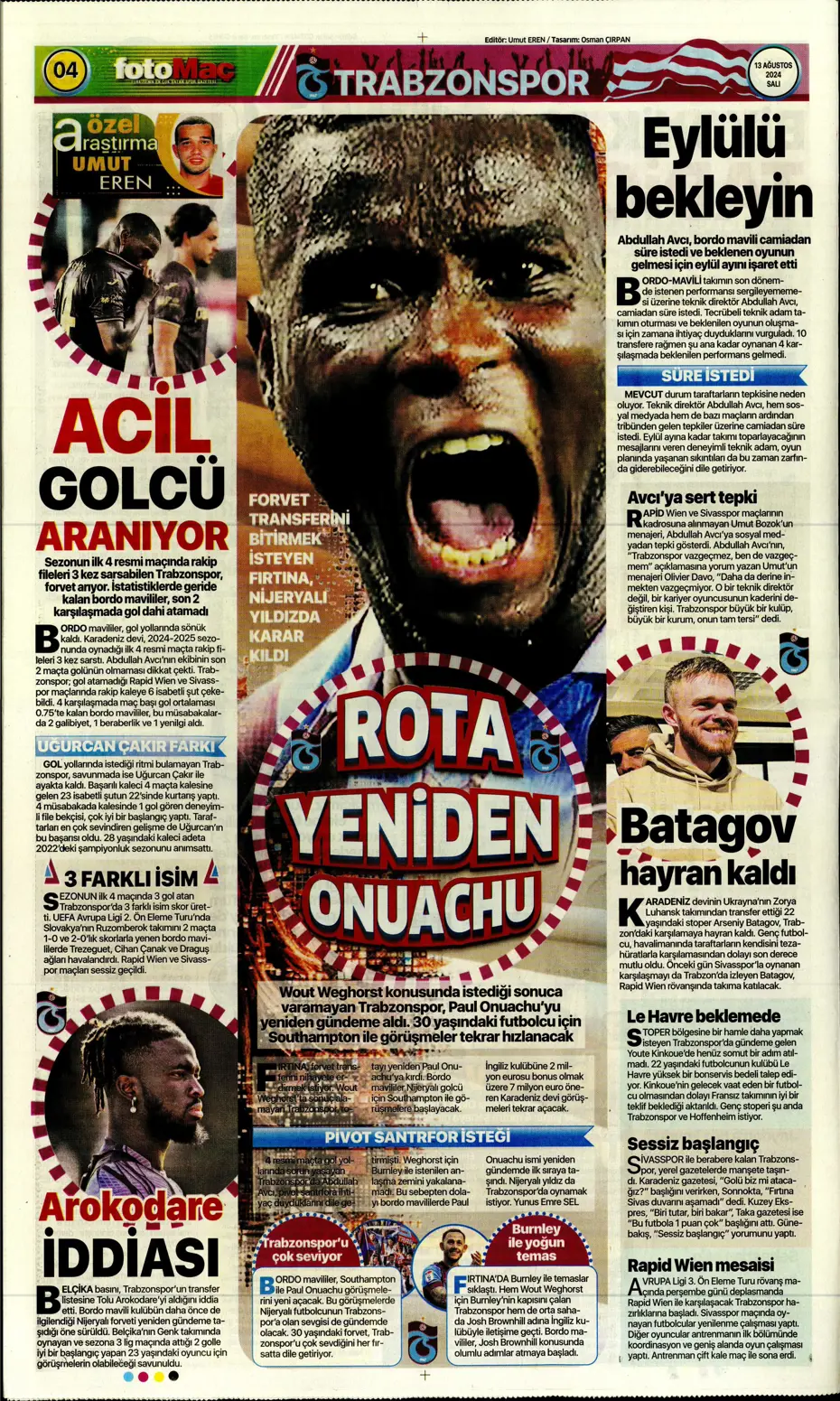 "Szymanski'ye 27 milyon euroluk teklif" | Sporun manşetleri - 14
