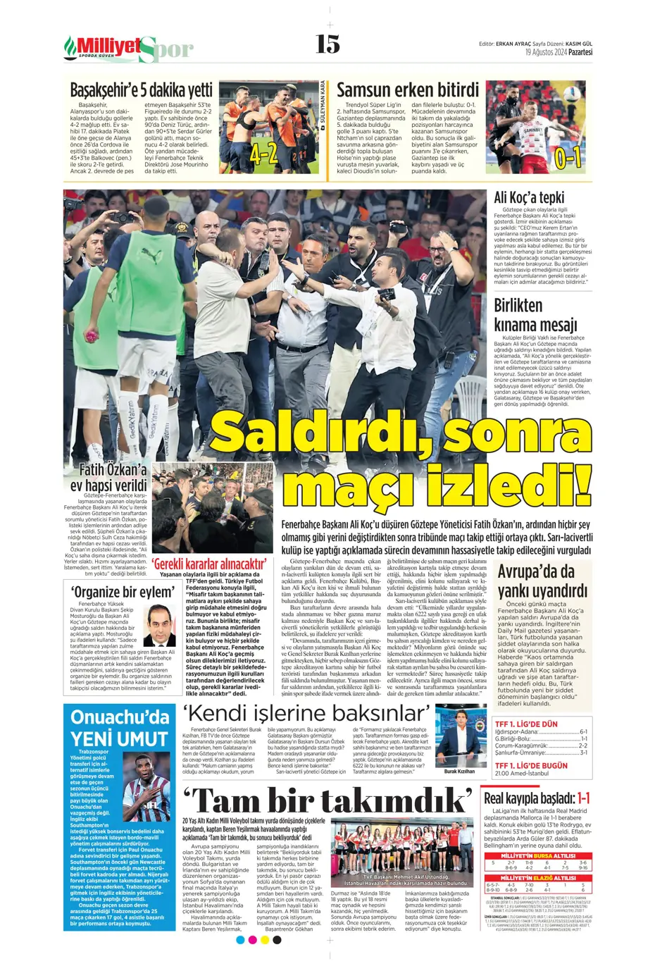 "Ferdi Kadıoğlu sonrası Fenerbahçe'ye yıldız yağacak" | Sporun manşetleri - 23