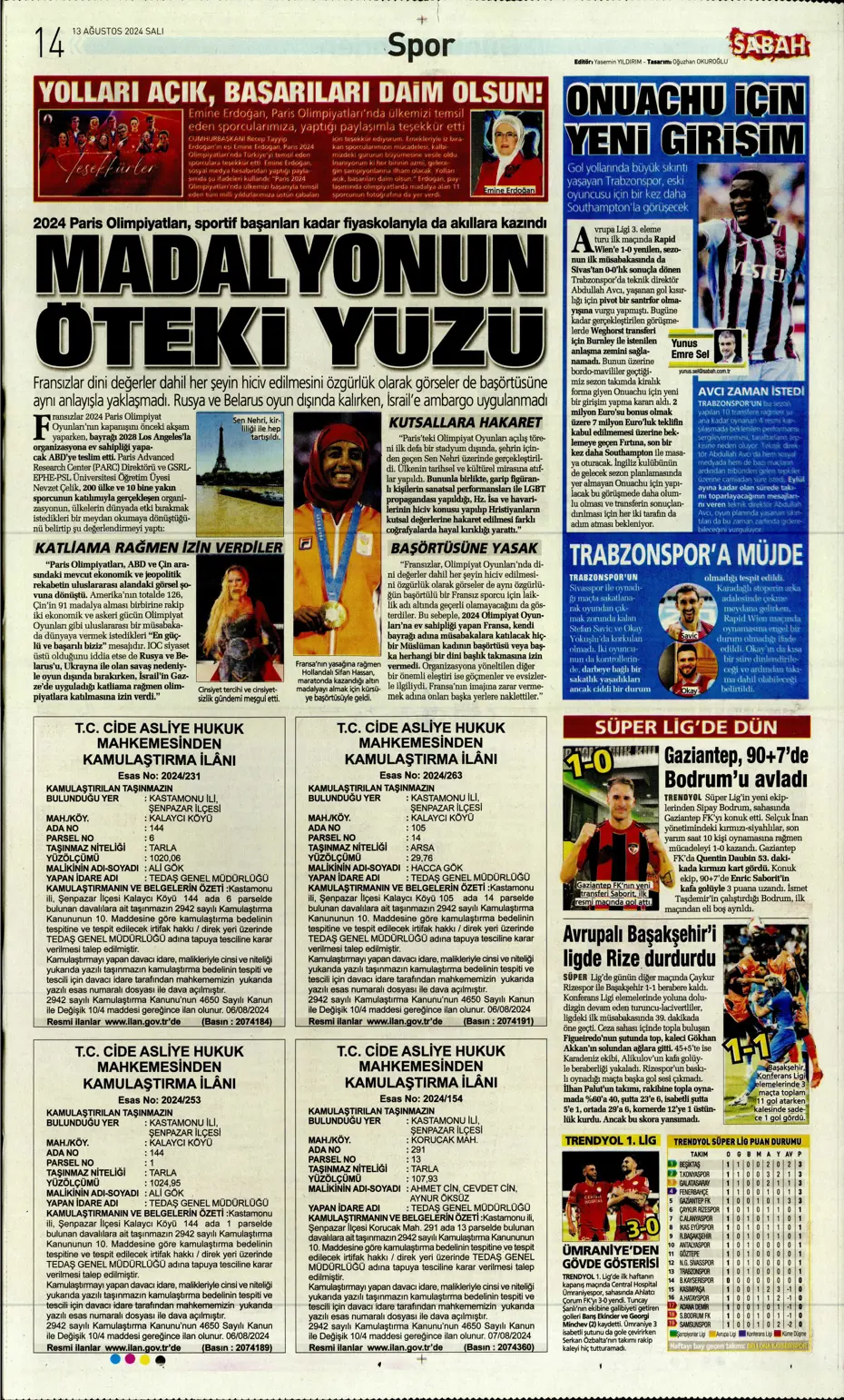"Szymanski'ye 27 milyon euroluk teklif" | Sporun manşetleri - 25
