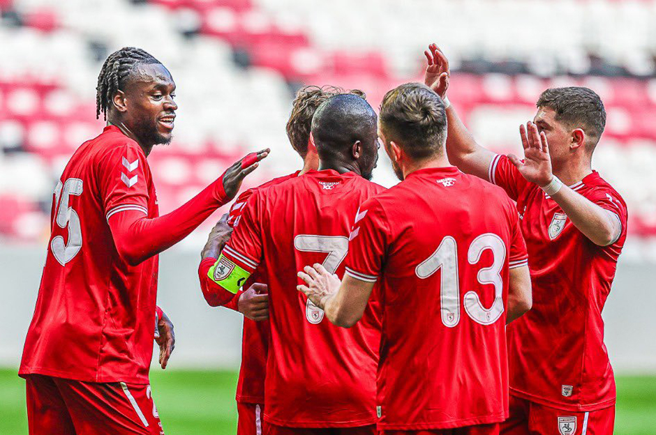 Hazırlık maçında Samsunspor'dan gol şovu
