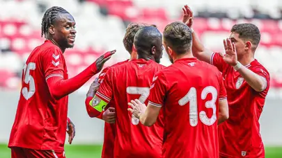 Hazırlık maçında Samsunspor'dan gol şovu