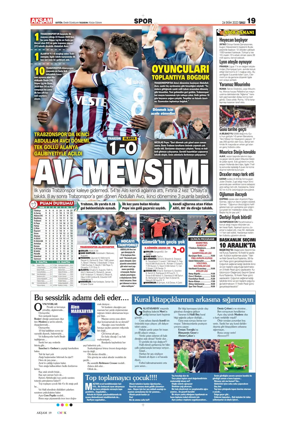 "Yine destan gecesi olsun" | Sporun Manşetleri - 5